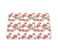 Bonamaison, Rectangular Digital Printed Mouse Mat Non-Slip Bottom for Office and Home Size: 22 x 18 cm