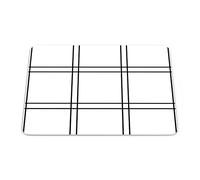 Bonamaison, Rectangular Digital Printed Mouse Mat Non-Slip Bottom for Office and Home Size: 22 x 18 cm