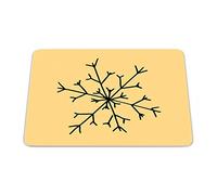 Bonamaison, Rectangular Digital Printed Mouse Mat Non-Slip Bottom for Office and Home Size: 22 x 18 cm