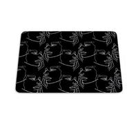 Bonamaison, Rectangular Digital Printed Mouse Mat Non-Slip Bottom for Office and Home Size: 22 x 18 cm