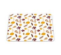 Bonamaison, Rectangular Digital Printed Mouse Mat Non-Slip Bottom for Office and Home Size: 22 x 18 cm