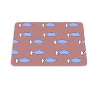 Bonamaison, Rectangular Digital Printed Mouse Mat Non-Slip Bottom for Office and Home Size: 22 x 18 cm
