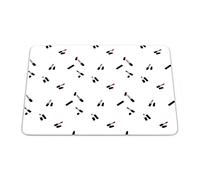 Bonamaison, Rectangular Digital Printed Mouse Mat Non-Slip Bottom for Office and Home Size: 22 x 18 cm