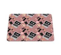Bonamaison, Rectangular Digital Printed Mouse Mat Non-Slip Bottom for Office and Home Size: 22 x 18 cm