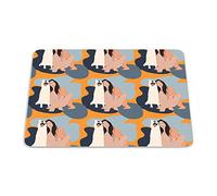 Bonamaison, Rectangular Digital Printed Mouse Mat Non-Slip Bottom for Office and Home Size: 22 x 18 cm