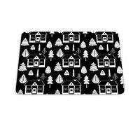 Bonamaison, Rectangular Digital Printed Mouse Mat Non-Slip Bottom for Office and Home Size: 22 x 18 cm