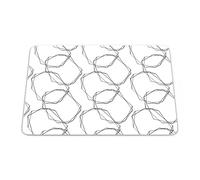 Bonamaison, Rectangular Digital Printed Mouse Mat Non-Slip Bottom for Office and Home Size: 22 x 18 cm