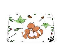 Bonamaison, Rectangular Digital Printed Mouse Mat Non-Slip Bottom for Office and Home Size: 22 x 18 cm