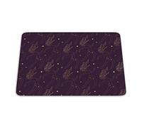 Bonamaison, Rectangular Digital Printed Mouse Mat Non-Slip Bottom for Office and Home Size: 22 x 18 cm
