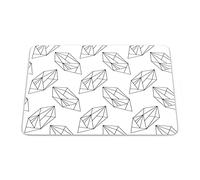 Bonamaison, Rectangular Digital Printed Mouse Mat Non-Slip Bottom for Office and Home Size: 22 x 18 cm