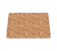 Bonamaison, Rectangular Digital Printed Mouse Mat Non-Slip Bottom for Office and Home Size: 22 x 18 cm