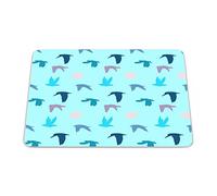 Bonamaison, Rectangular Digital Printed Mouse Mat Non-Slip Bottom for Office and Home Size: 22 x 18 cm