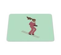 Bonamaison, Rectangular Digital Printed Mouse Mat Non-Slip Bottom for Office and Home Size: 22 x 18 cm