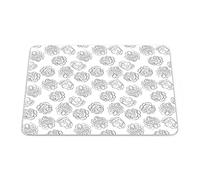 Bonamaison, Rectangular Digital Printed Mouse Mat Non-Slip Bottom for Office and Home Size: 22 x 18 cm
