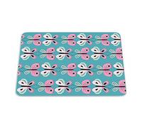 Bonamaison, Rectangular Digital Printed Mouse Mat Non-Slip Bottom for Office and Home Size: 22 x 18 cm