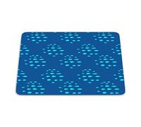 Bonamaison, Rectangular Digital Printed Mouse Mat Non-Slip Bottom for Office and Home Size: 22 x 18 cm