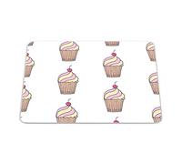 Bonamaison, Rectangular Digital Printed Mouse Mat Non-Slip Bottom for Office and Home Size: 22 x 18 cm