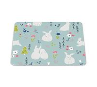 Bonamaison, Rectangular Digital Printed Mouse Mat Non-Slip Bottom for Office and Home Size: 22 x 18 cm