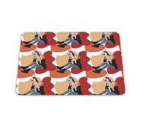 Bonamaison, Rectangular Digital Printed Mouse Mat Non-Slip Bottom for Office and Home Size: 22 x 18 cm