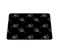 Bonamaison, Rectangular Digital Printed Mouse Mat Non-Slip Bottom for Office and Home Size: 22 x 18 cm