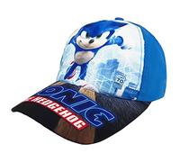 Bonamana Kids Sonic Baseball Cap - Blue - Unisex - Age 4-8 - Summer - Sun Hat - Adjustable - Lightweight - Polyester - Hand Wash Only