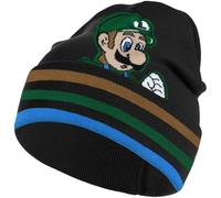 Bonamana Mario Beanie Straw Hat Knitted Winter Slouch Soft Ski Wool Gift for Aged 3-6 Kids Boys Girls (UK, Alpha, M, Green People)