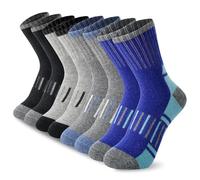 BONANGEL Kids Thermal Merino Wool Socks Thick Walking Cosy Socks Boys Girls Winter Warm Boot Cushion Crew Socks 4 Pairs for Outdoors, Hiking, Sports