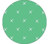 Bonateks, Round Digital Printed Mouse Pad, Non-Slip Base, for Office and Home, Diameter:22cm