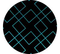 Bonateks, Round Digital Printed Mouse Pad, Non-Slip Base, for Office and Home, Diameter:22cm