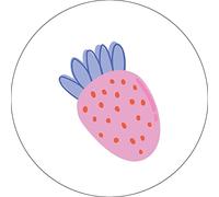 Bonateks, Round Digital Printed Mouse Pad, Non-Slip Base, for Office and Home, Diameter:22cm