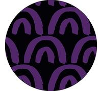 Bonateks, Round Digital Printed Mouse Pad, Non-Slip Base, for Office and Home, Diameter:22cm