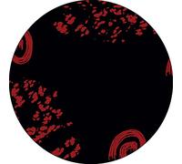 Bonateks, Round Digital Printed Mouse Pad, Non-Slip Base, for Office and Home, Diameter:22cm