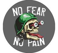 Bonateks, Round Digital Printed Mouse Pad, Non-Slip Base, for Office and Home, Diameter:22cm