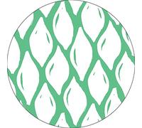 Bonateks, Round Digital Printed Mouse Pad, Non-Slip Base, for Office and Home, Diameter:22cm