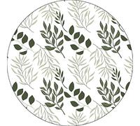 Bonateks, Round Digital Printed Mouse Pad, Non-Slip Base, for Office and Home, Diameter:22cm