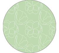 Bonateks, Round Digital Printed Mouse Pad, Non-Slip Base, for Office and Home, Diameter:22cm