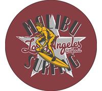 Bonateks, Round Digital Printed Mouse Pad, Non-Slip Base, for Office and Home, Diameter:22cm