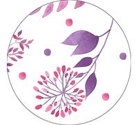 Bonateks, Round Digital Printed Mouse Pad, Non-Slip Base, for Office and Home, Diameter:22cm