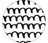 Bonateks, Round Digital Printed Mouse Pad, Non-Slip Base, for Office and Home, Diameter:22cm