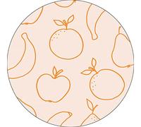 Bonateks, Round Digital Printed Mouse Pad, Non-Slip Base, for Office and Home, Diameter:22cm