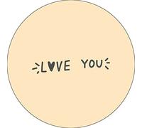 Bonateks, Round Digital Printed Mouse Pad, Non-Slip Base, for Office and Home, Diameter:22cm