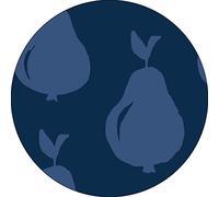 Bonateks, Round Digital Printed Mouse Pad, Non-Slip Base, for Office and Home, Diameter:22cm