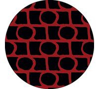 Bonateks, Round Digital Printed Mouse Pad, Non-Slip Base, for Office and Home, Diameter:22cm
