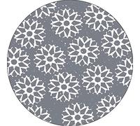 Bonateks, Round Digital Printed Mouse Pad, Non-Slip Base, for Office and Home, Diameter:22cm