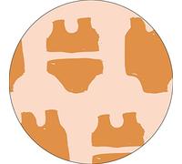 Bonateks, Round Digital Printed Mouse Pad, Non-Slip Base, for Office and Home, Diameter:22cm