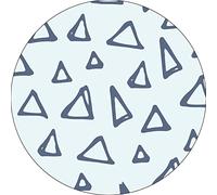 Bonateks, Round Digital Printed Mouse Pad, Non-Slip Base, for Office and Home, Diameter:22cm