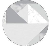 Bonateks, Round Digital Printed Mouse Pad, Non-Slip Base, for Office and Home, Diameter:22cm