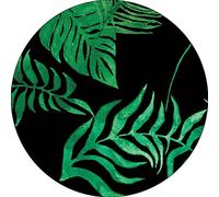 Bonateks, Round Digital Printed Mouse Pad, Non-Slip Base, for Office and Home, Diameter:22cm