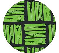 Bonateks, Round Digital Printed Mouse Pad, Non-Slip Base, for Office and Home, Diameter:22cm