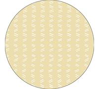 Bonateks, Round Digital Printed Mouse Pad, Non-Slip Base, for Office and Home, Diameter:22cm